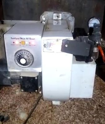 25 kg Xưởng dầu thải lò đốt vòi 2.0 mm Bảo trì dễ dàng