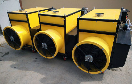 Máy sưởi động cơ máy bay di động, 12000 M3 / H Thiết bị sưởi gia súc gia cầm