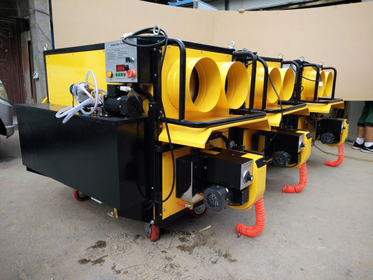 Máy sưởi động cơ máy bay di động, 12000 M3 / H Thiết bị sưởi gia súc gia cầm