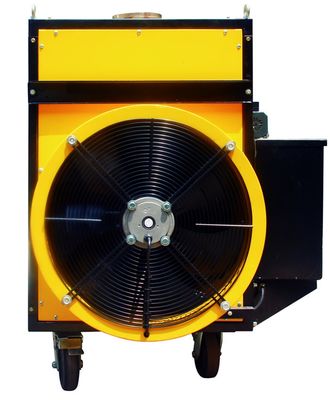 Máy sưởi dầu thải gà bền SS Phòng đốt với bốn bánh