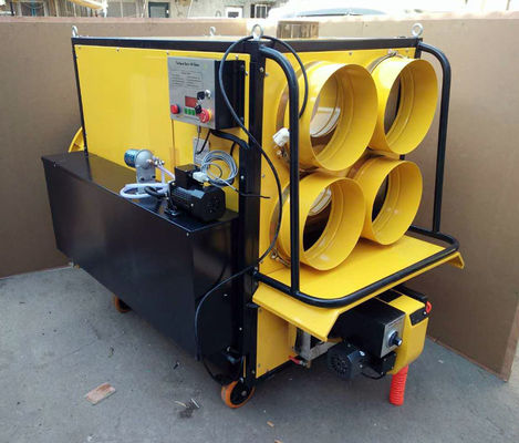 KVH 6000 máy bay động cơ sưởi ấm, dầu bẩn sưởi ấm 4 X 300 Dia Air Output Exit
