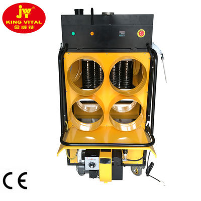 100L thùng dầu trên 4 đầu ra khí nóng máy sưởi dầu thải di động cho gà