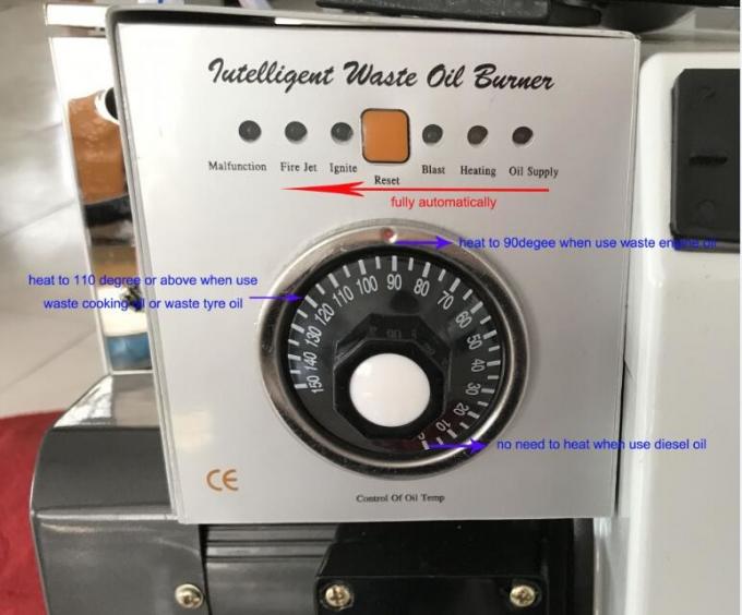 Cửa lò đốt dầu thải hoàn toàn tự động 30 - 60 Kw OEM / ODM có sẵn 0
