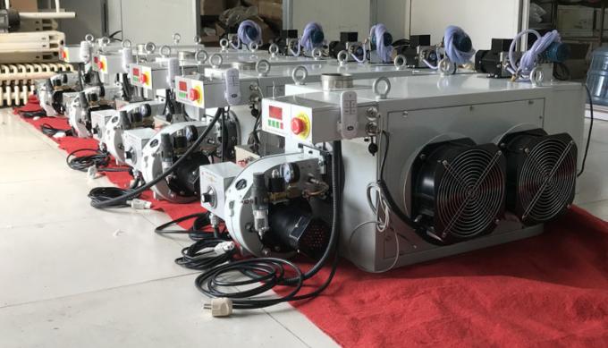 Máy sưởi dầu thải tiên tiến, Máy sưởi dầu thực vật 1080 M3 / H Air Output 0