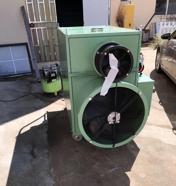 KVH 6000 Máy sưởi dầu động cơ 6 - 8 lít mỗi giờ Máy cuộn hai quạt 0